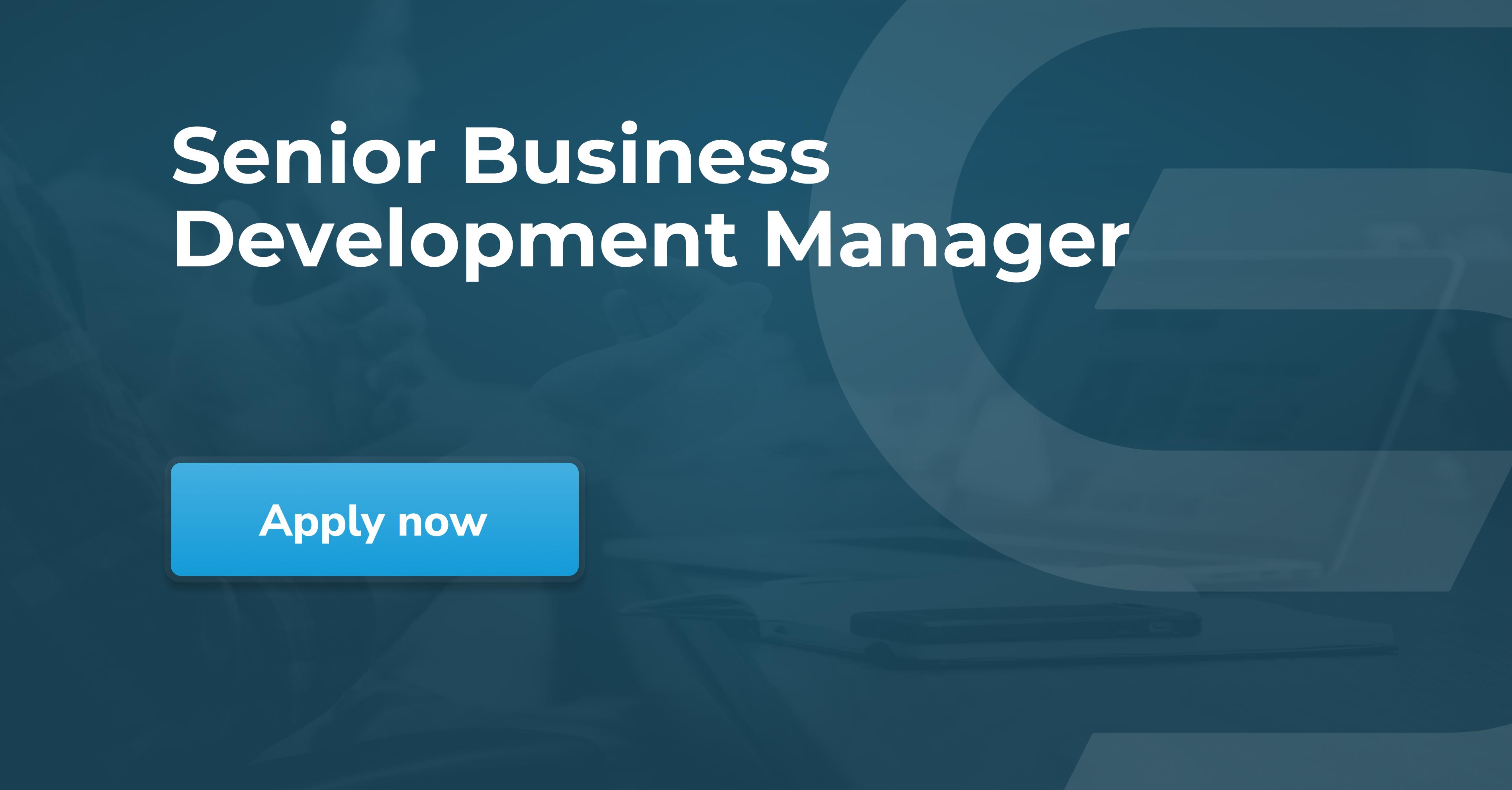 Senior Business Development Manager Scancruit