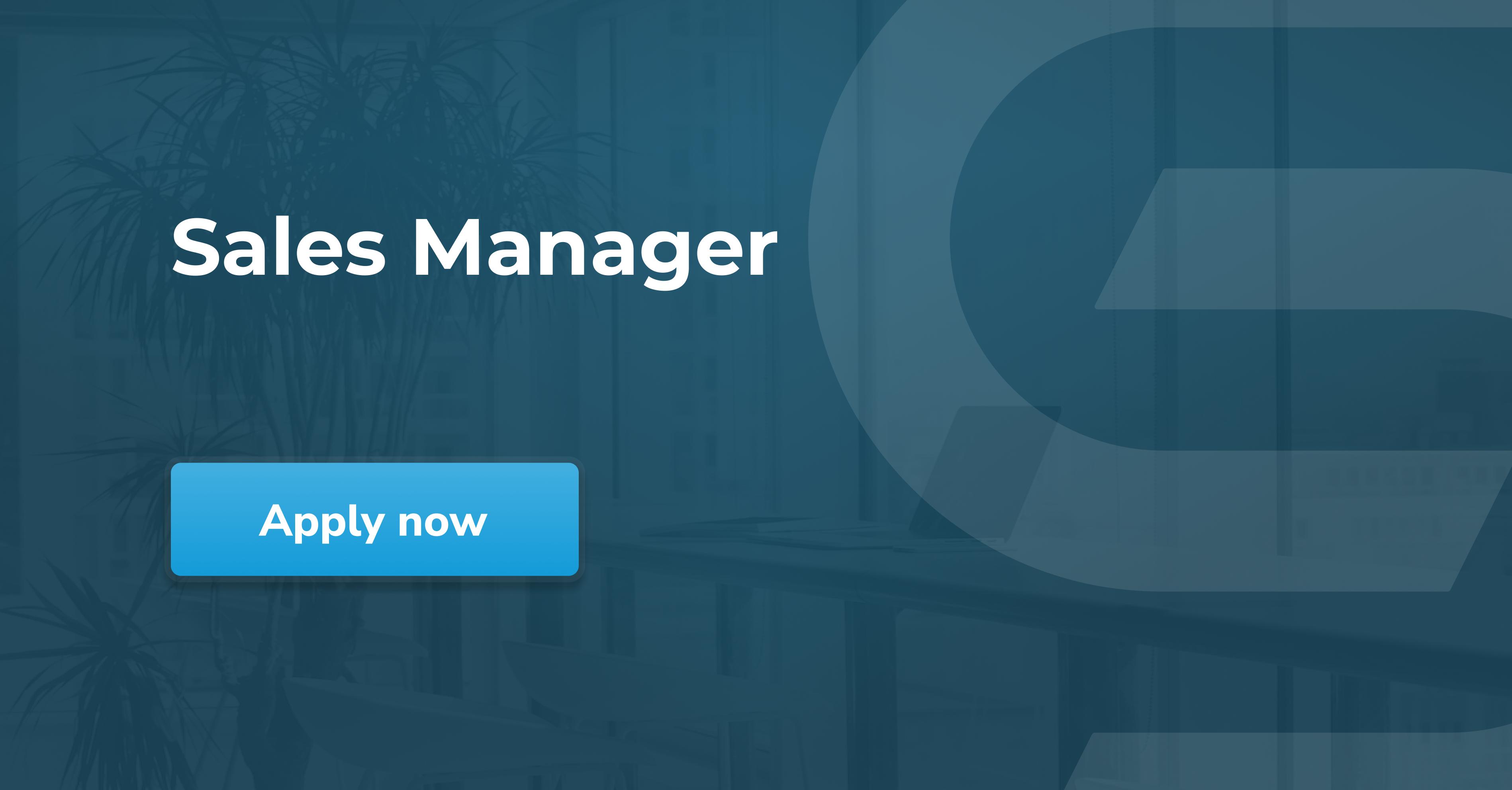 Sales Manager Scancruit